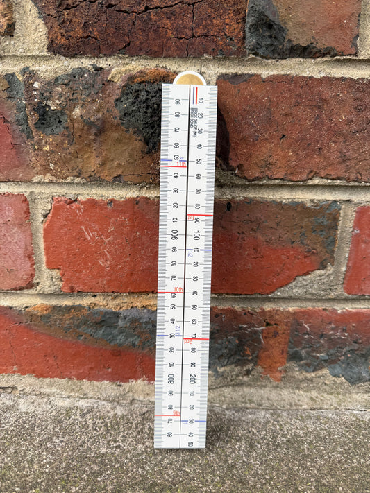 Build to Brick 1 Metre Folding Ruler with Brick Measurements